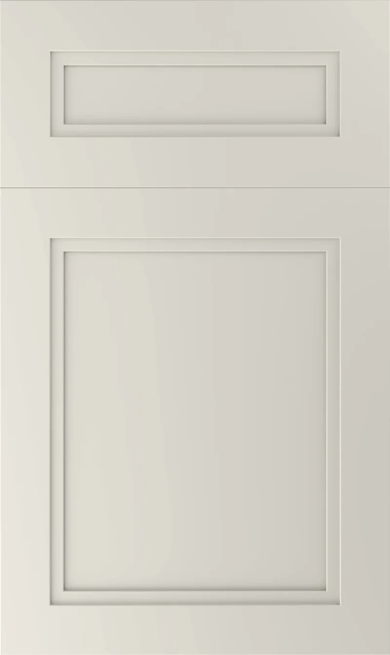 Cubitac Presto Bolt Lace Kitchen Cabinets - Modern Off-White Slab RTA Cabinets