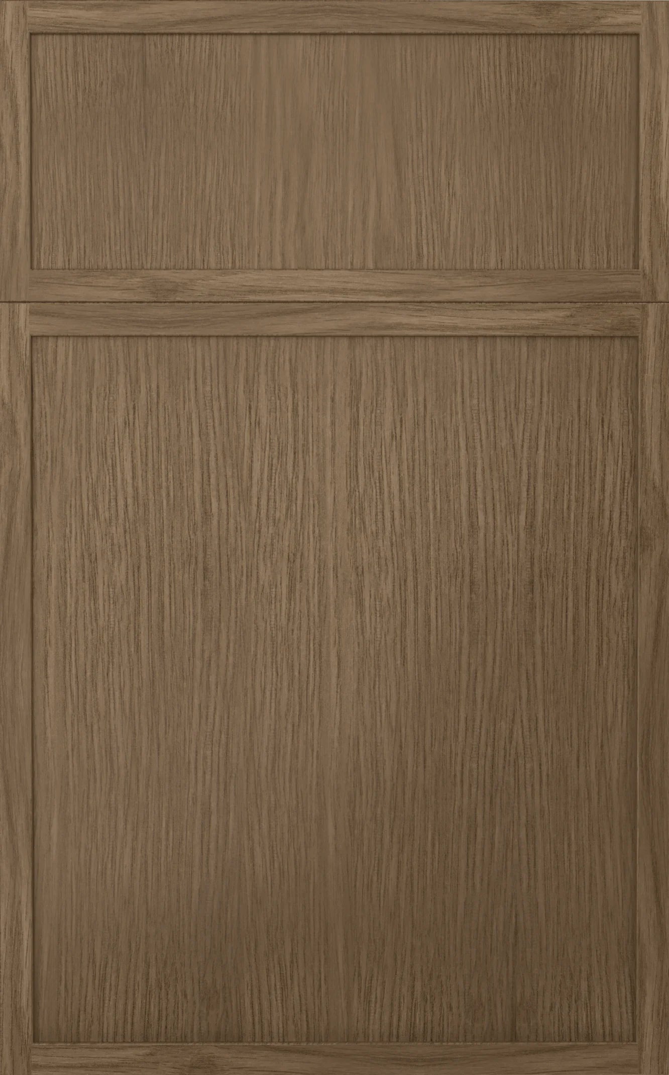 Cubitac Imperial Madison Hazelnut Shaker Kitchen Cabinets - Light Brown Painted Finish