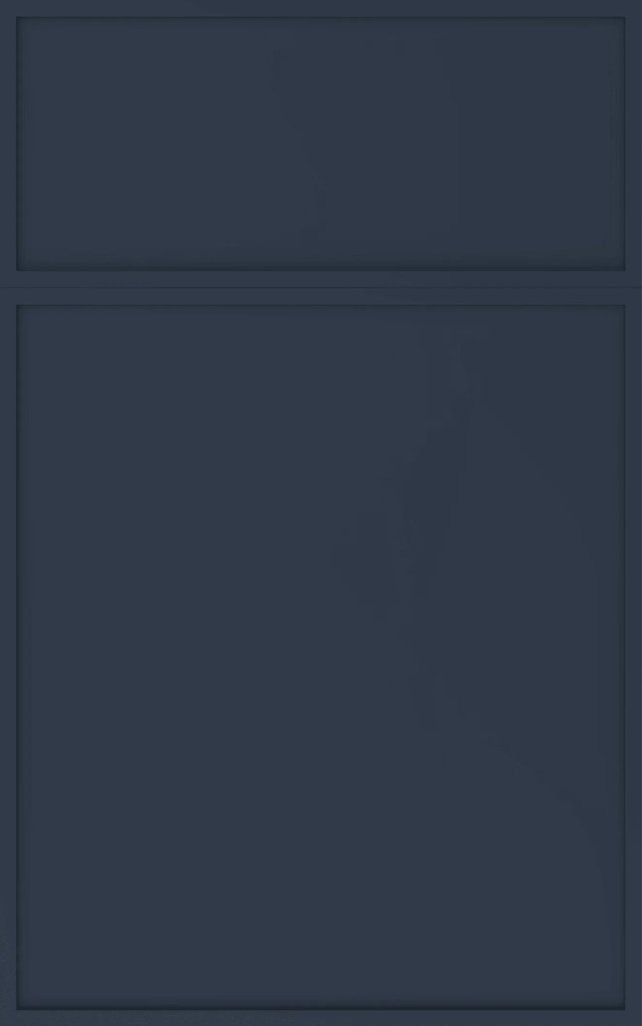 Cubitac Imperial Montclair Sapphire Kitchen Cabinets - Blue Recessed Panel Design