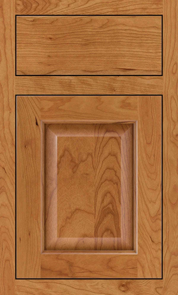 Diamond Edge Bluffton Inset Slab Kitchen Cabinets - Shown in Cherry