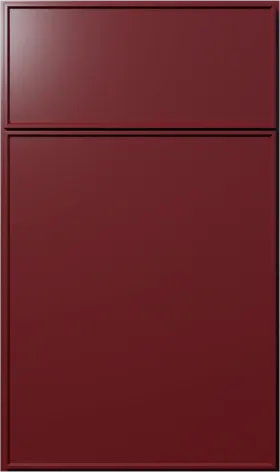 Fabuwood Echo Cabernet Red - Red Paint Shaker Cabinet Door