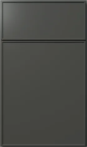 Fabuwood Echo Graphite Black - Black Paint Shaker Cabinet Door