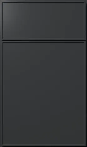 Fabuwood Echo Pitch Black - Black Paint Shaker Cabinet Door