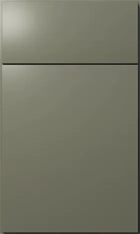 Fabuwood Luxe Forest Green - Green Paint Flat-Panel Cabinet Door