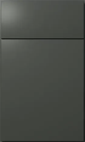 Fabuwood Luxe Graphite Black - Black Paint Flat-Panel Cabinet Door