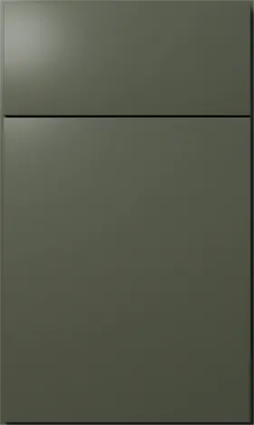 Fabuwood Luxe Hunter Green - Green Paint Flat-Panel Cabinet Door