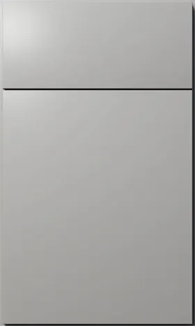 Fabuwood Luxe Nickel - Gray Paint Flat-Panel Cabinet Door