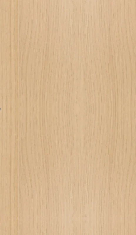 Modernform Natural Oak European cabinets featuring authentic oak wood grain with frameless construction and contemporary horizontal grain pattern