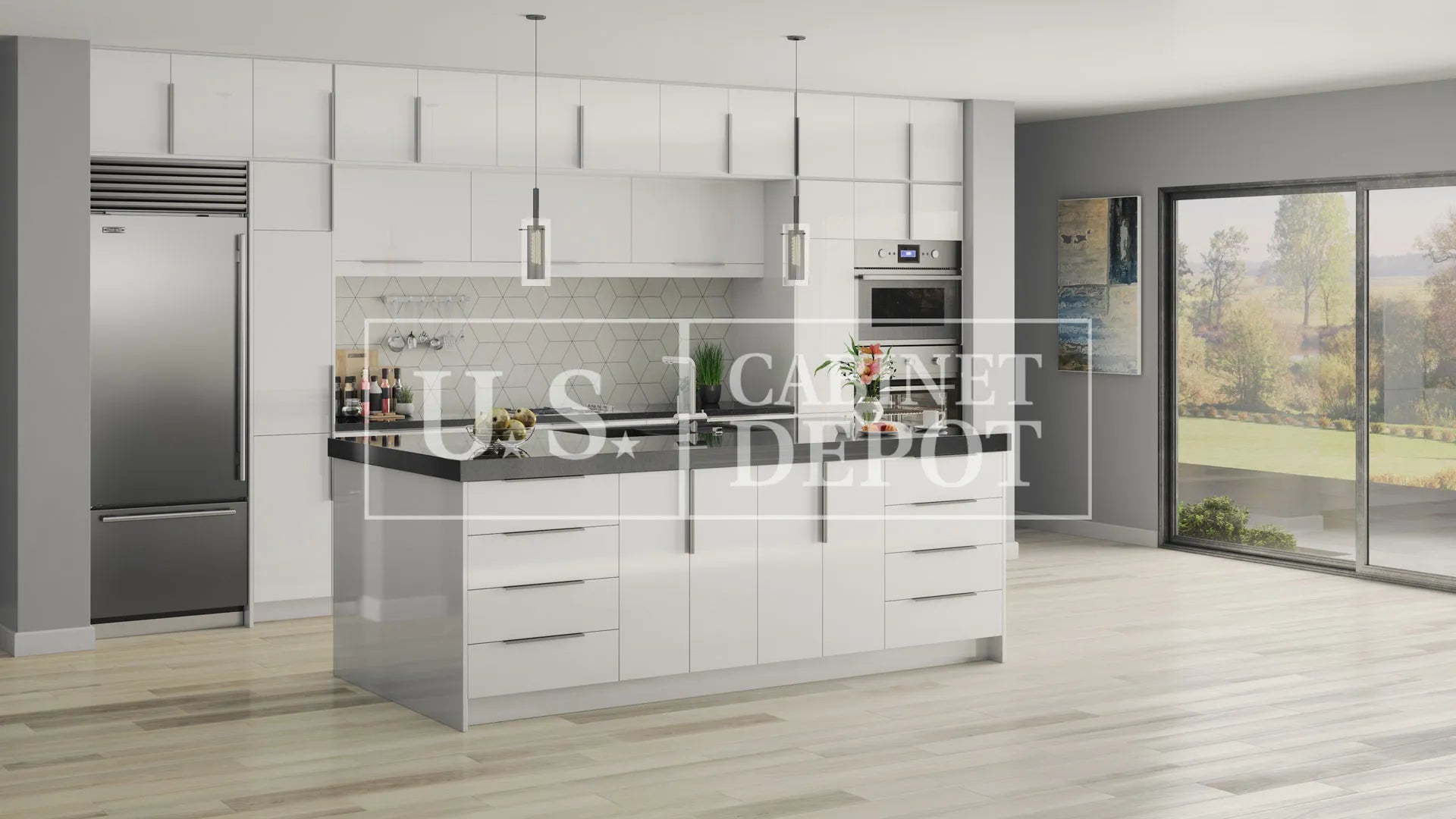 US Cabinet Depot Edgeline Series Kitchen Cabinets