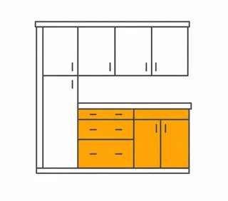 Base cabinets