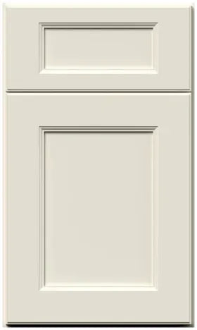 Fabuwood Allure Fusion transitional wide-rail kitchen cabinet door in Dove grey
