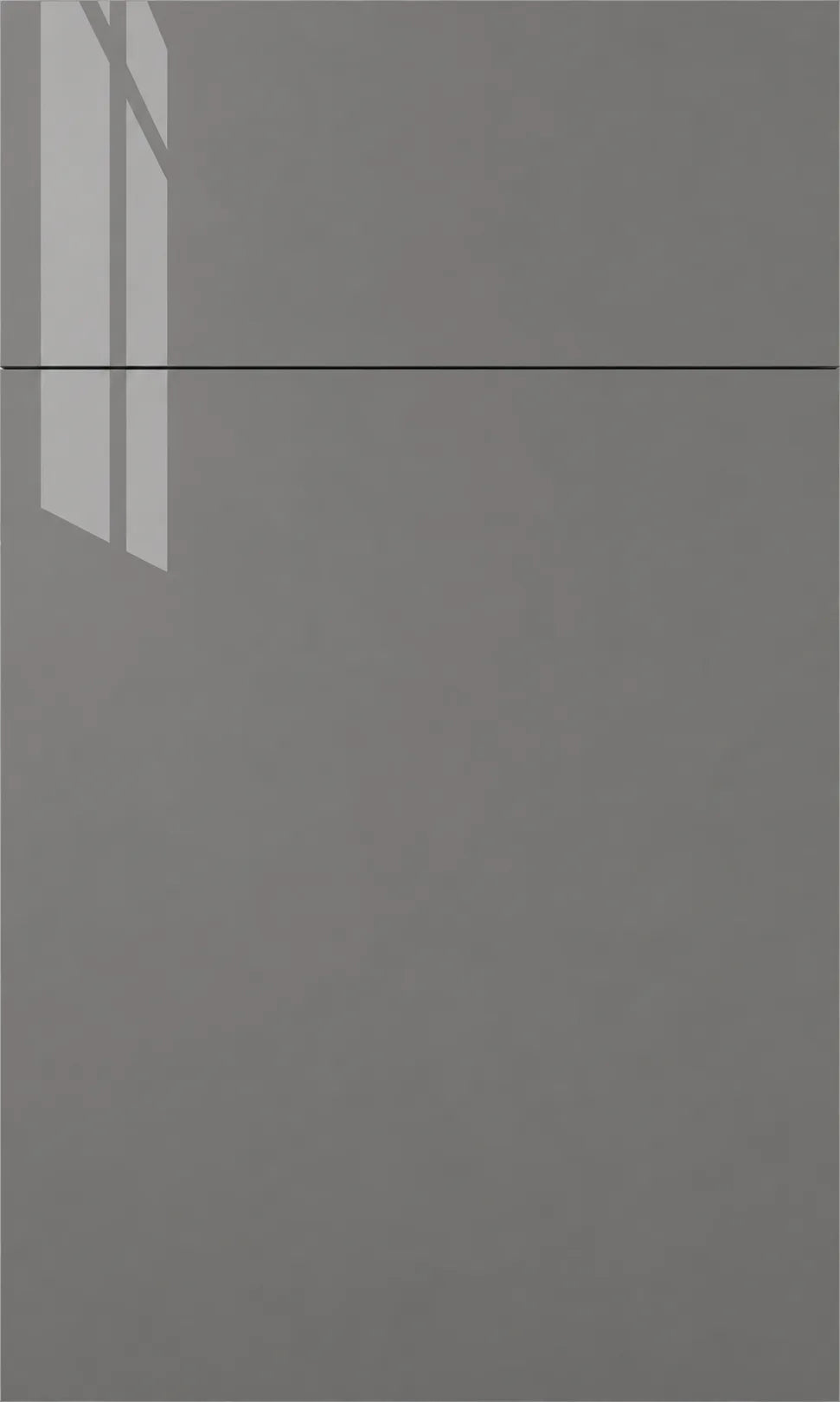 Fabuwood Illume Catalina high-gloss slab kitchen cabinet door